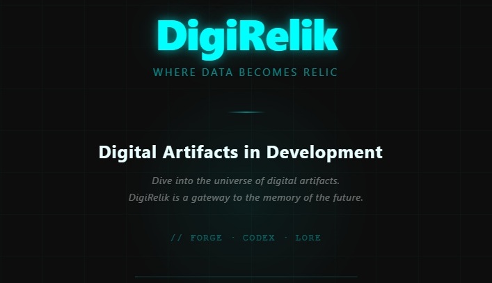DigiRelik — Plateforme NFT