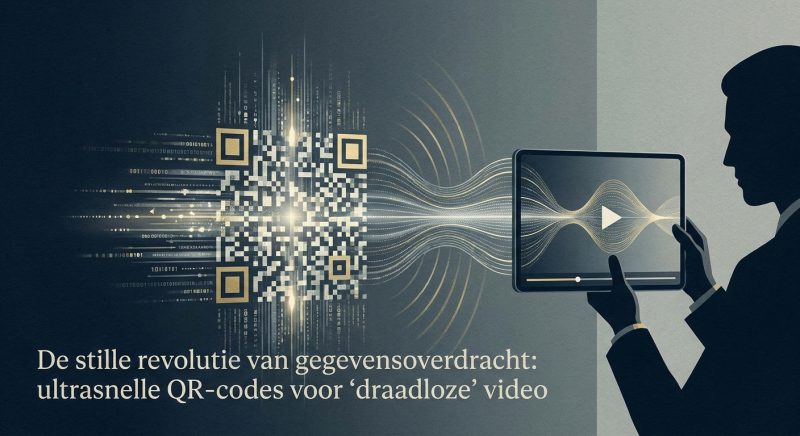 De stille revolutie van gegevensoverdracht: ultrasnelle QR-codes voor 'draadloze' video