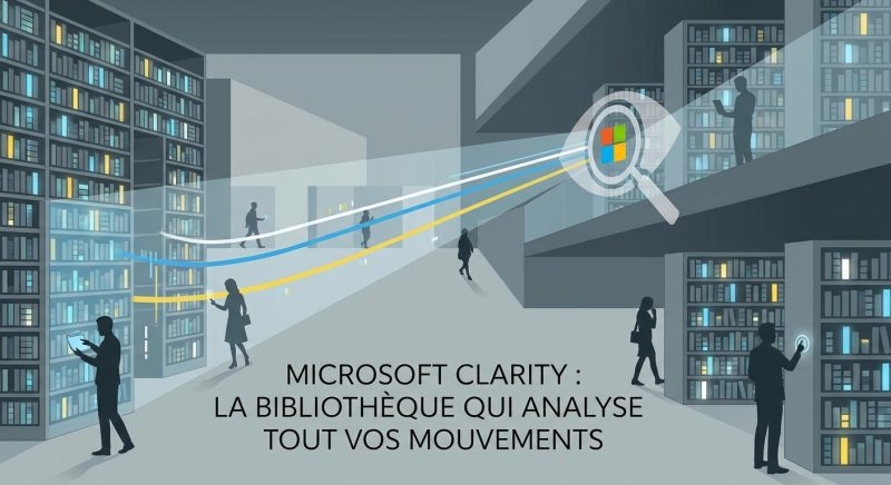 Microsoft Clarity : La bibliothèque qui analyse chacun de vos mouvements en ligne