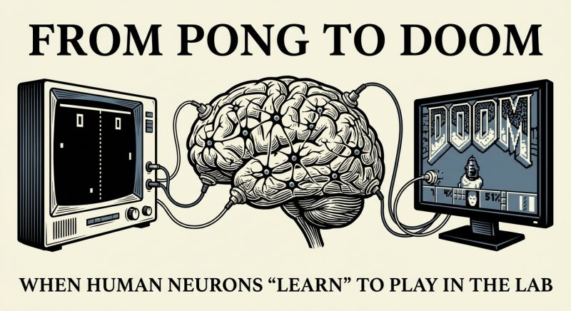 From Pong to Doom: When human neurons 'learn' to play in the lab