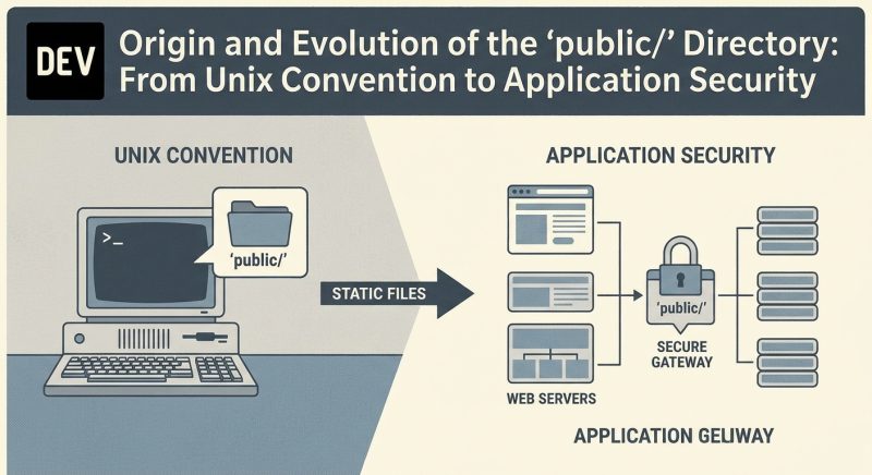 DEV: Origin and Evolution of the 'public/' Directory: From Unix Convention to Application Security