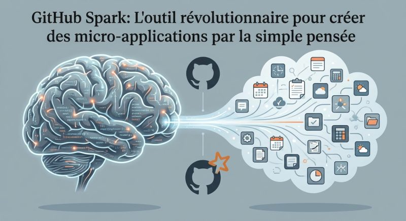 GitHub Spark : L'outil révolutionnaire pour créer des micro-applications par la simple pensée